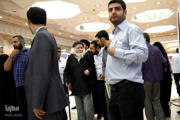 اظهار نظر علامه حکیمی درباره غایت نمایشگاه قرآن + تصاویر