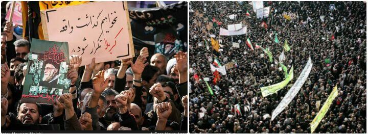 سالروز حماسه&zwnj; 8 دی مردم انقلابی قزوین به روایت عکس