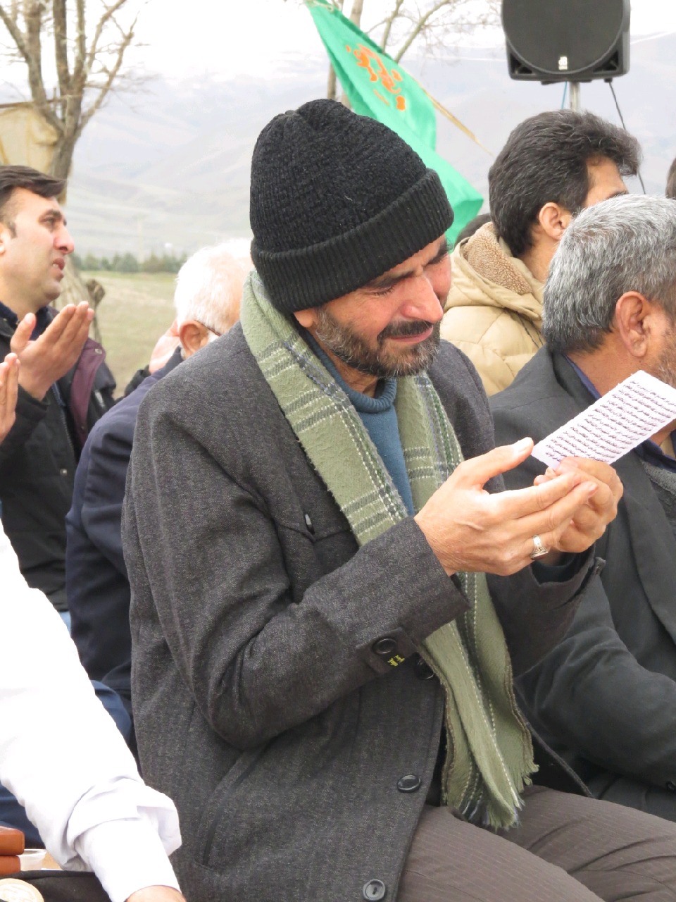 اقامه نماز استغاثه امام زمان (عج) در قزوین به روایت تصویر