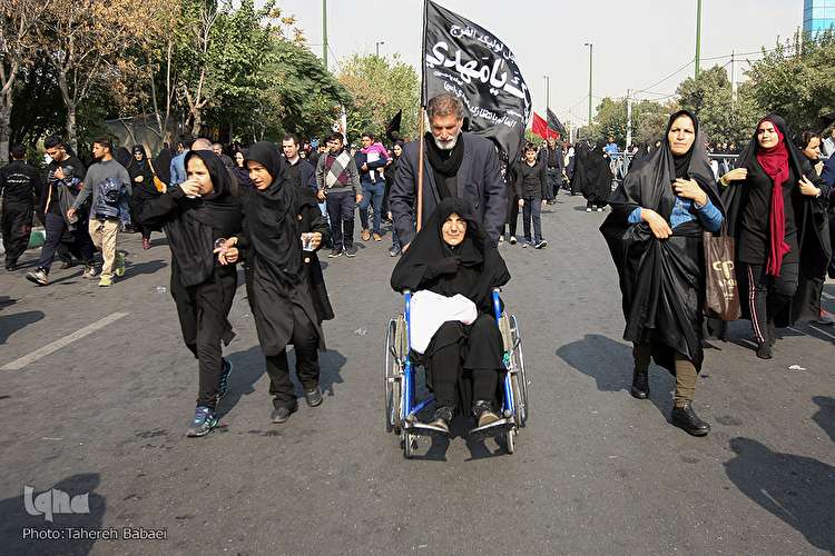 راهپیمایی جاماندگان اربعین حسینی در تهران
