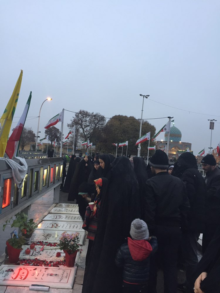 تولد آسمانی شهیدان مدافع حرم قزوین به روایت تصویر و فیلم