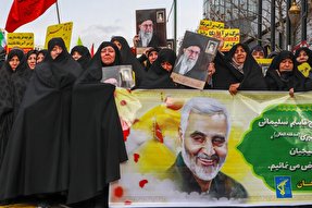 زنجان در سوگ شهادت سردار سلیمانی