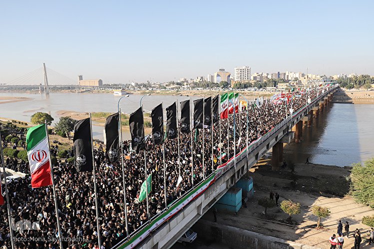 تشییع پیکر مطهر سردار ایران در اهواز