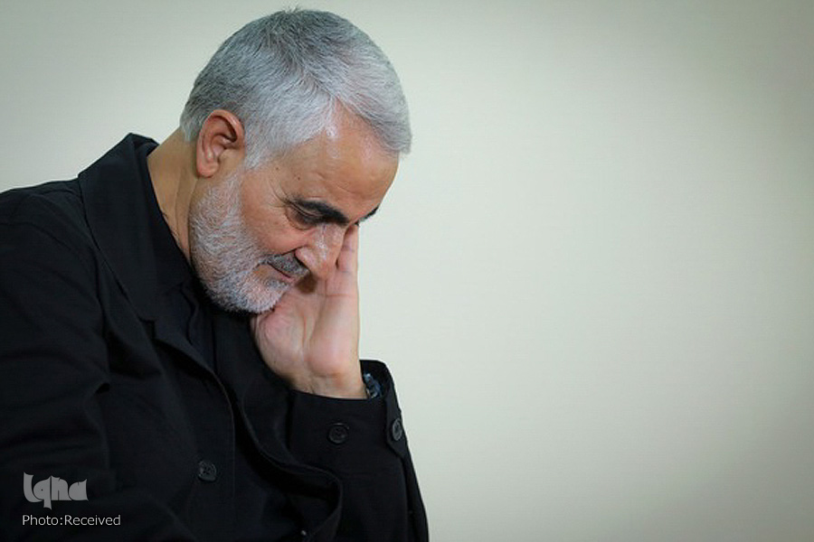 برگزاری مراسم شام غریبان سپهبد شهید سلیمانی در میدان فلسطین