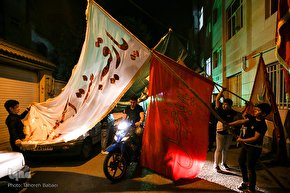 شهر در عزای حسین(ع)