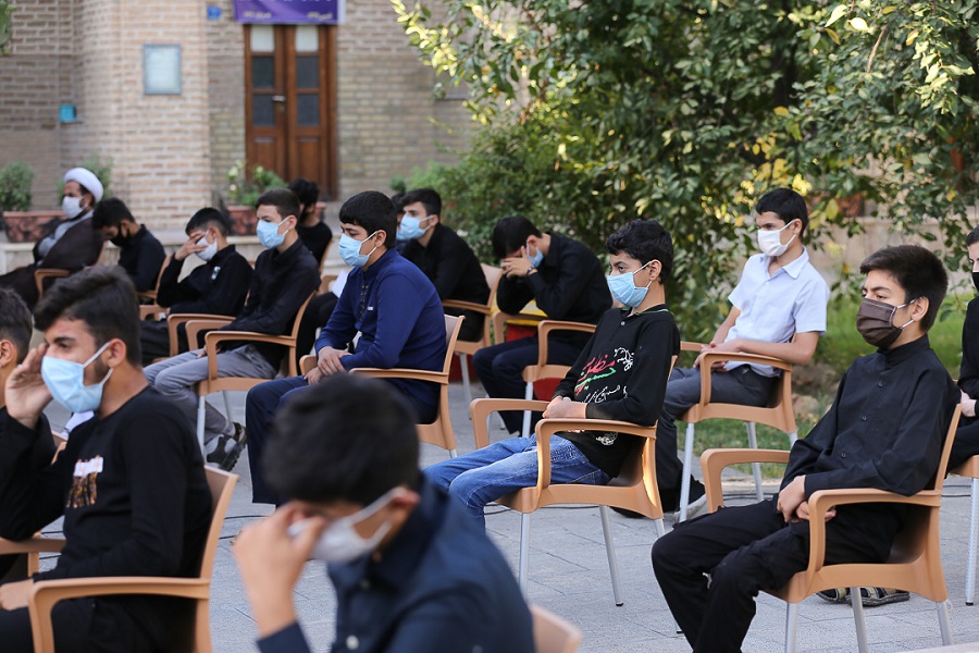 گزارش تصویری | مراسم عزاداری هفتم محرم در مدرسه شیخ&zwnj;الاسلام قزوین