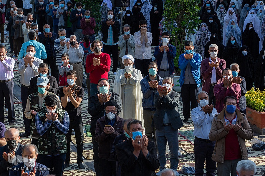 نماز عید فطر در قزوین نماز عید فطر در قزوین