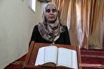 تجربه بانوی روشندل فلسطینی از حفظ قرآن به روش شنیداری
