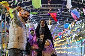 حال و هوای حرم شاهچراغ(ع) در شب نیمه شعبان‎