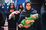 عکس | مراسم شیرخوارگان حسینی در حرم علی بن مهزیار اهوازی