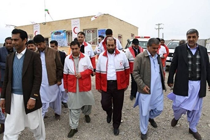 پایگاه امداد و نجات جاده‌ای هلال احمر در تفتان افتتاح شد