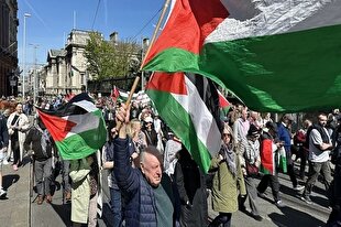 تظاهرات مردم کشورهای جهان در محکومیت جنایات صهیونیست‌ها در رفح