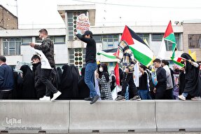 فیلم | راهپیمایی ۱۳ آبان در قزوین