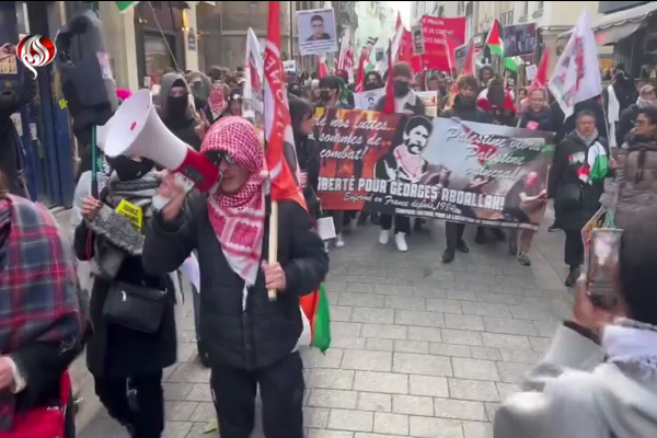 تظاهرات حامیان غزه در لندن و پاریس + فیلم