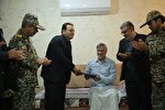 دیدار شهردار منطقه ۷ تبریز با جانباز سرافراز «رحمان نریمانی»