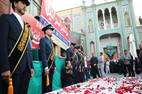 پیکر ۸ شهید تجاوز رژیم صهیونیستی در قم تشییع شد