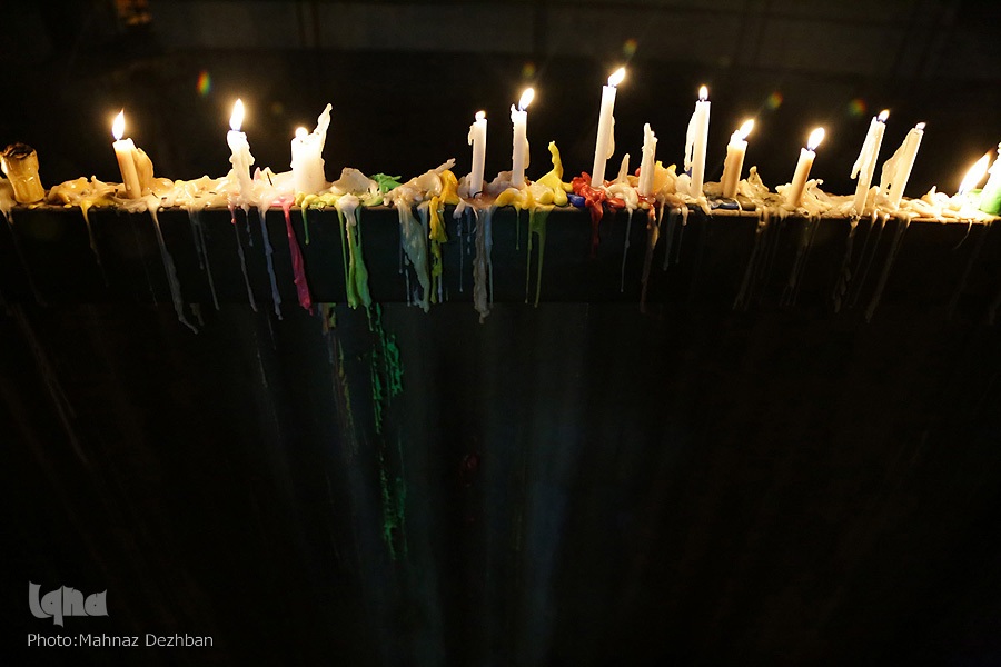 روشن کردن شع