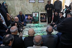 حضور جامعه قرآنی بر مزار شهیدان سلامی و طهرانچی