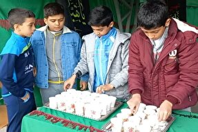 فعالیت 6 موکب دانش‌آموزی در همدان برای خدمت به زائران اربعین