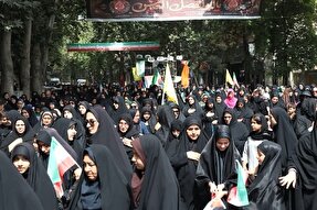 مراسم جاماندگان اربعین در نقاط مختلف خراسان‌شمالی برگزار شد