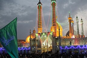 برپایی جشن ولادت حضرت فاطمه(س) در حرم بانوی کرامت