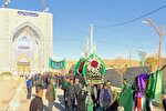 عزای فاطمی در جوشقان مرکزی کاشان برپا شد + عکس