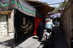 سیاهپوش شدن شهر قزوین