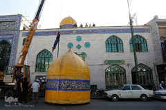 سیاهپوش شدن شهر قزوین