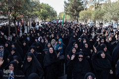 راهپیمایی جاماندگان اربعین در قزوین