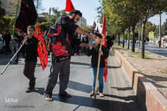 راهپیمایی جاماندگان اربعین در قزوین