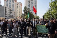 راهپیمایی جاماندگان اربعین در قزوین