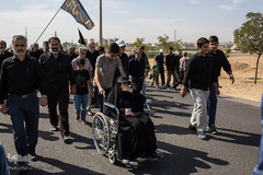 راهپیمایی جاماندگان اربعین در قزوین