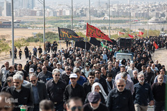 راهپیمایی جاماندگان اربعین در قزوین