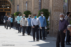 اقامه نماز جمعه قزوین بعد از وقفه چهار ماهه