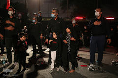 عزاداری شب های محرم در هیئت شهدای قزوین‎