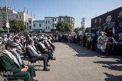 تشییع و خاکسپاری شهید «زکریا شیری» در شهر اقبالیه استان قزوین‎