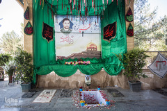 تشییع و خاکسپاری شهید «زکریا شیری» در شهر اقبالیه استان قزوین‎