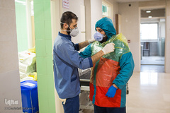 وضعیت کرونا در بیمارستان بوعلی قزوین