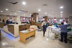 وضعیت کرونا در بیمارستان بوعلی قزوین