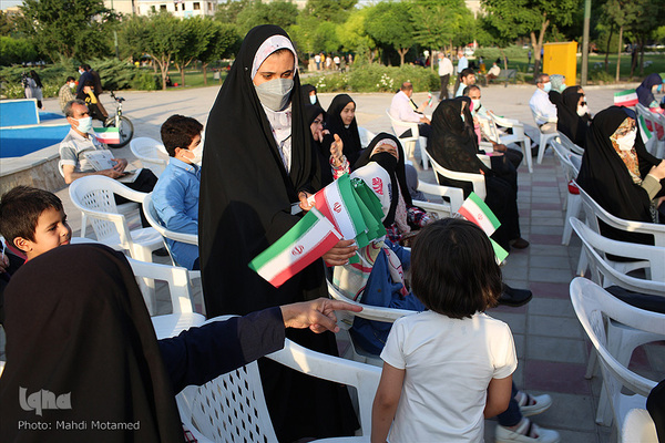 جشن پیروزی هواداران سید ابراهیم رئیسی در قزوین