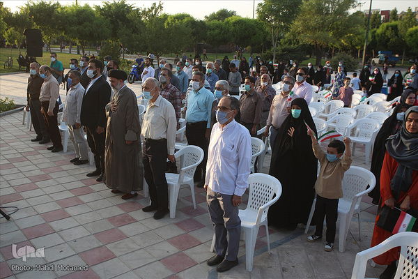 جشن پیروزی هواداران سید ابراهیم رئیسی در قزوین