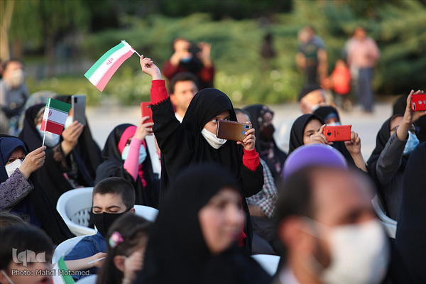 جشن پیروزی هواداران سید ابراهیم رئیسی در قزوین