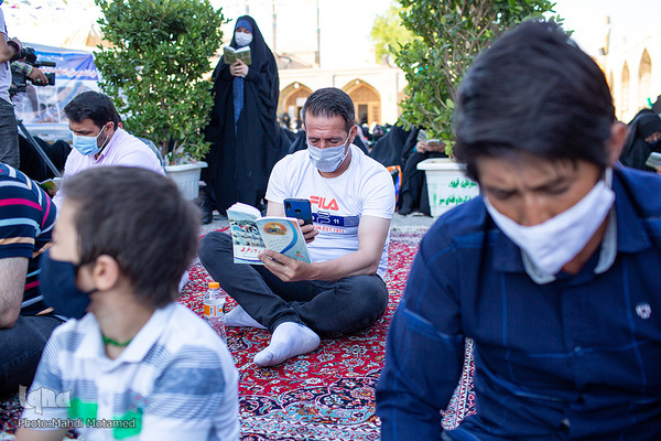 مراسم دعای عرفه در قزوین‎‎