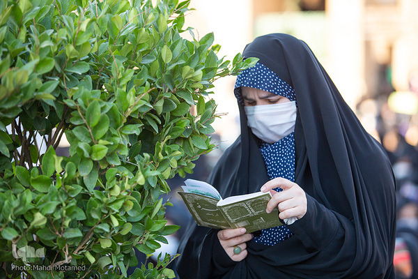 مراسم دعای عرفه در قزوین‎‎