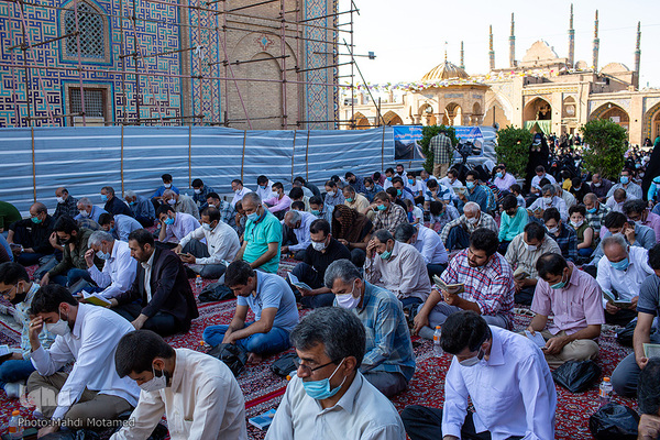 مراسم دعای عرفه در قزوین‎‎