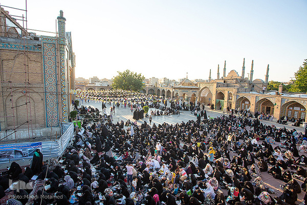 مراسم دعای عرفه در قزوین‎‎