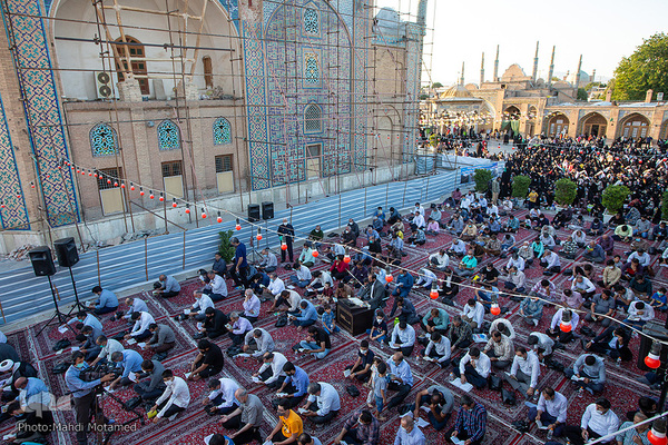 مراسم دعای عرفه در قزوین‎‎