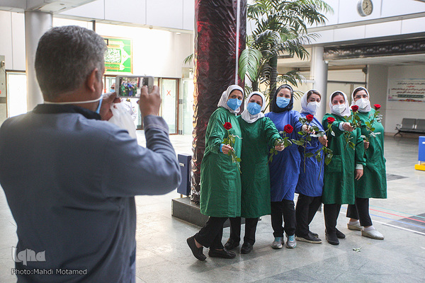 تقدیر از کادر درمان به همت بسیج رسانه قزوین‎‎