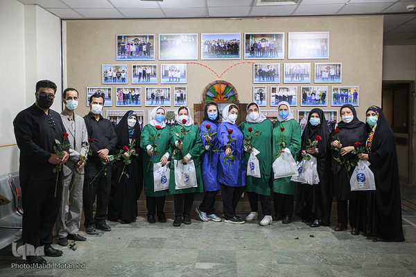 تقدیر از کادر درمان به همت بسیج رسانه قزوین‎‎