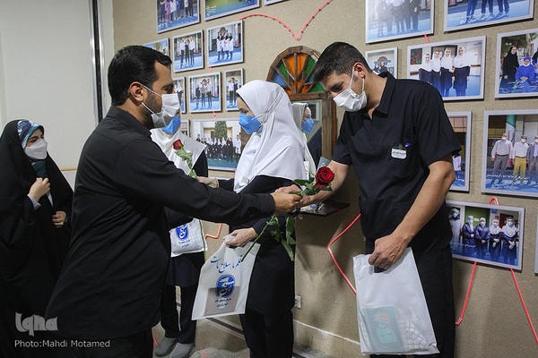 تقدیر از کادر درمان به همت بسیج رسانه قزوین‎‎